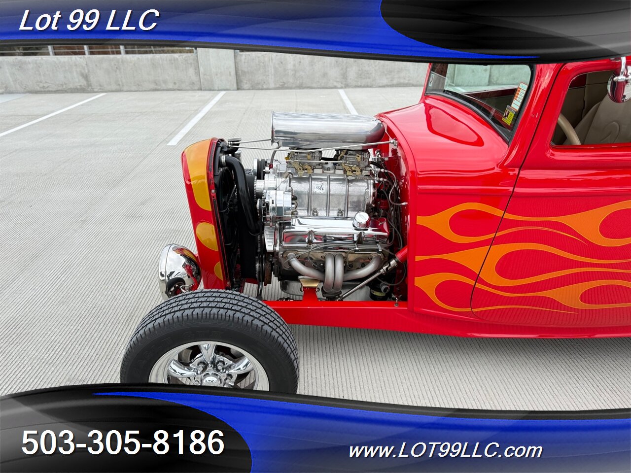 1932 Ford COUPE 350 6-71 BDS Blower Vintage Air AC Suicide Doors  Flames - Photo 16 - Milwaukie, OR 97267