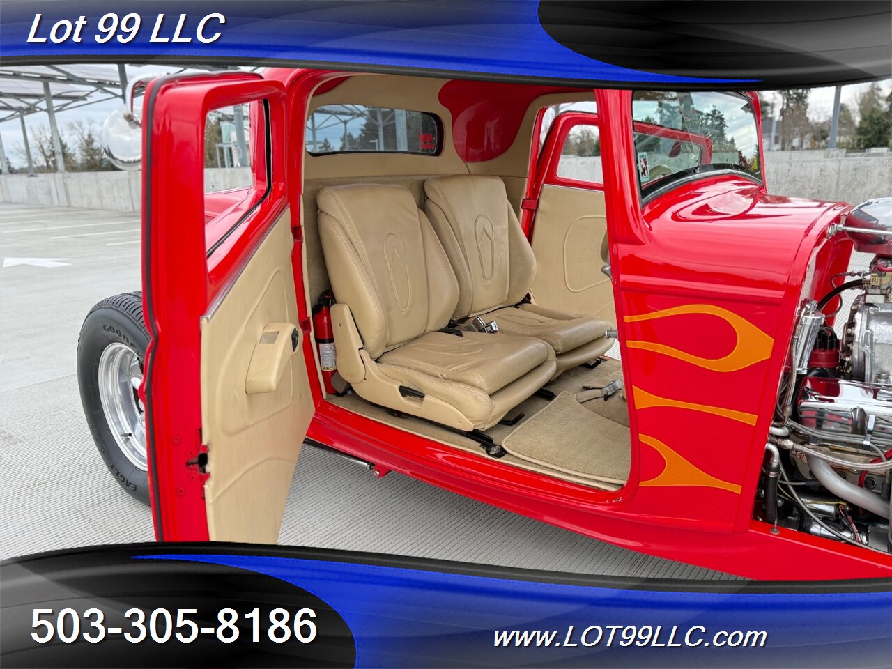 1932 Ford COUPE 350 6-71 BDS Blower Vintage Air AC Suicide Doors  Flames - Photo 12 - Milwaukie, OR 97267