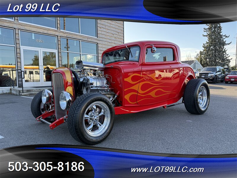 1932 Ford COUPE 350 6-71 BDS Blower Vintage Air AC Suicide Doors  