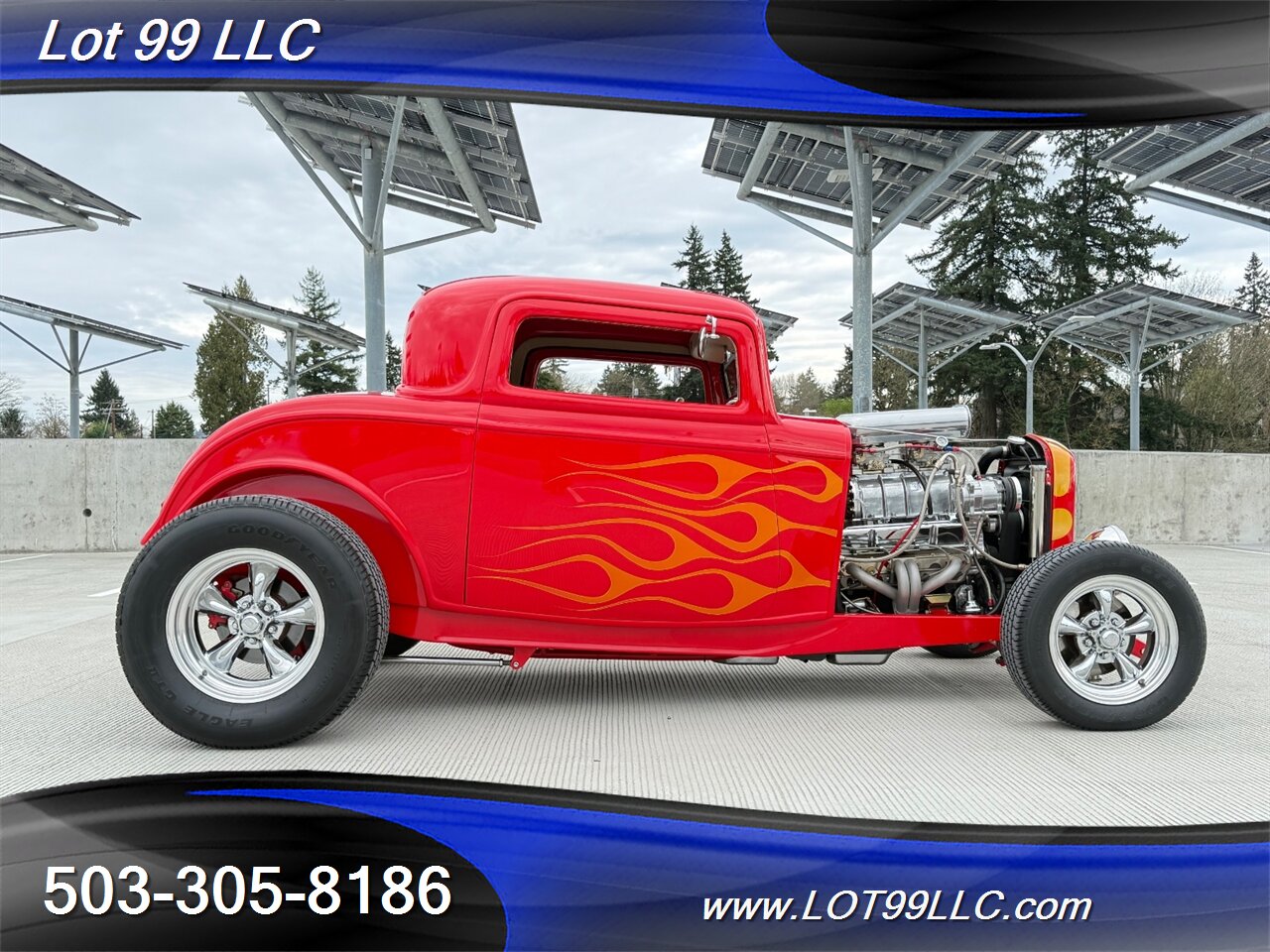 1932 Ford COUPE 350 6-71 BDS Blower Vintage Air AC Suicide Doors  Flames - Photo 6 - Milwaukie, OR 97267