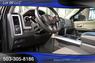 2012 RAM 3500 Mega Cab SLT 4X4 6.7L Cummins Diesel Black Wheels  NEW TIRES - Photo 12 - Milwaukie, OR 97267