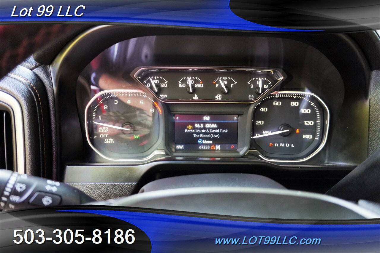 2019 GMC Sierra 1500 AT4 4X4 V8 6.2L 10 Speed Heated AC Leather Seats Moon Roof GPS Leveled 20 GMC Wheels NEW 35 " TIRES 2 OWNERS - Photo 24 - Milwaukie, OR 97267