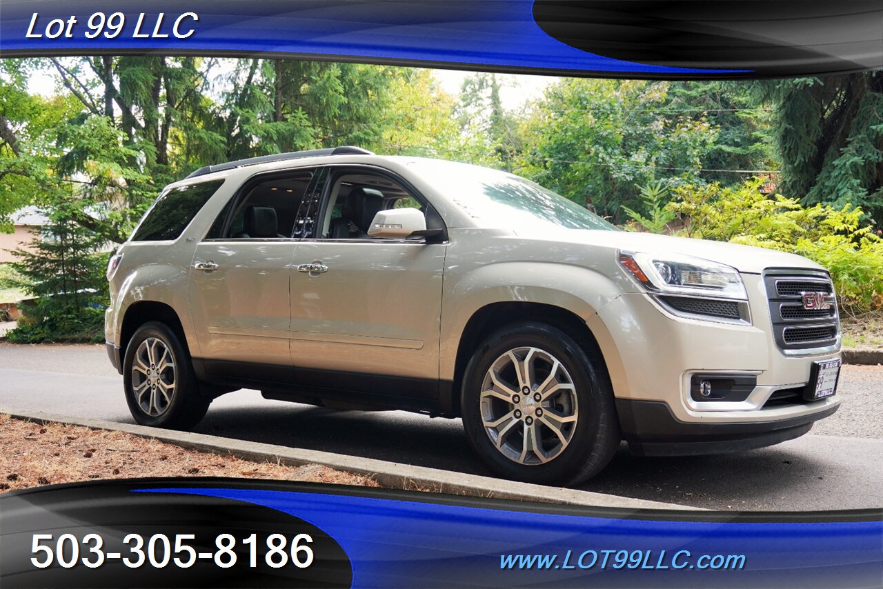 2013 GMC Acadia SLT AWD 59K Heated Leather 3 ROW GPS Dual MOON ROOF Dual TV Screens Premium Wheels New Tires - Photo 7 - Milwaukie, OR 97267