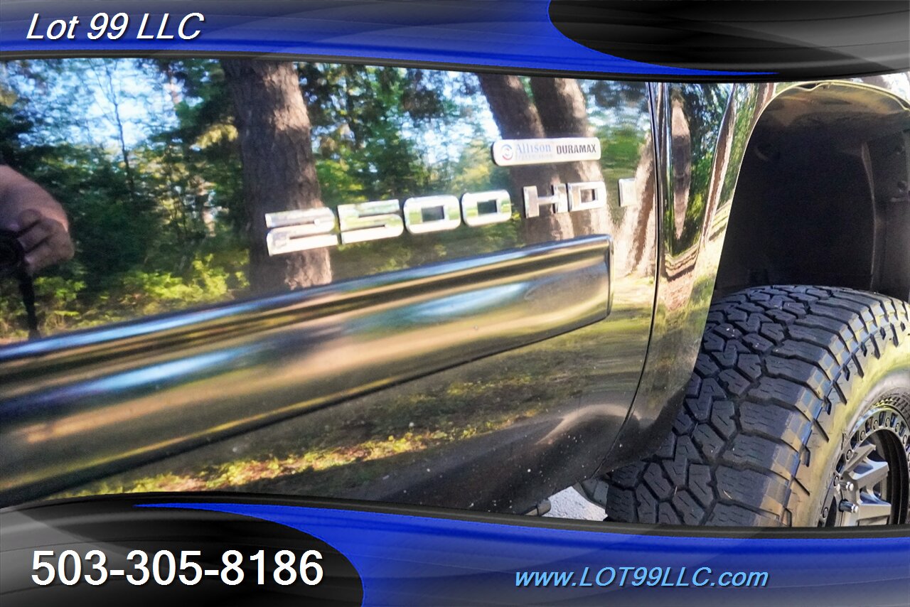 2008 GMC Sierra 2500HD SLT 4X4 6.6L Duramax Diesel Heated Leather GPS  LIFTED Fuel Wheels Like New Tires - Photo 34 - Milwaukie, OR 97267