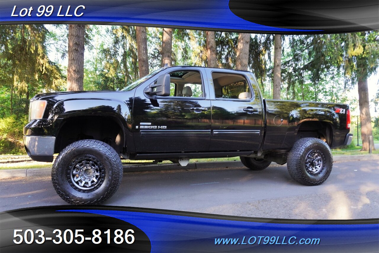 2008 GMC Sierra 2500HD SLT 4X4 6.6L Duramax Diesel Heated Leather GPS  LIFTED Fuel Wheels Like New Tires - Photo 5 - Milwaukie, OR 97267