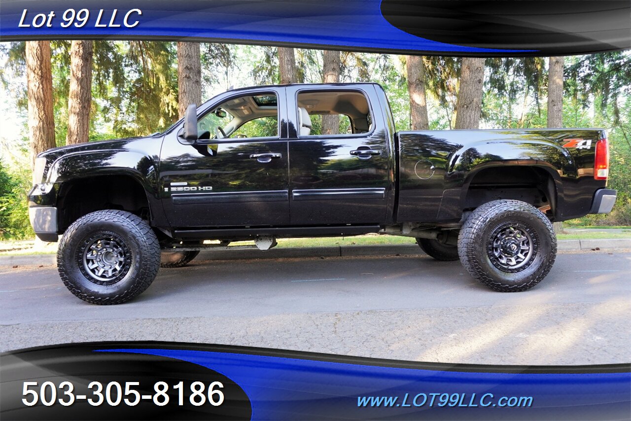 2008 GMC Sierra 2500HD SLT 4X4 6.6L Duramax Diesel Heated Leather GPS  LIFTED Fuel Wheels Like New Tires - Photo 1 - Milwaukie, OR 97267