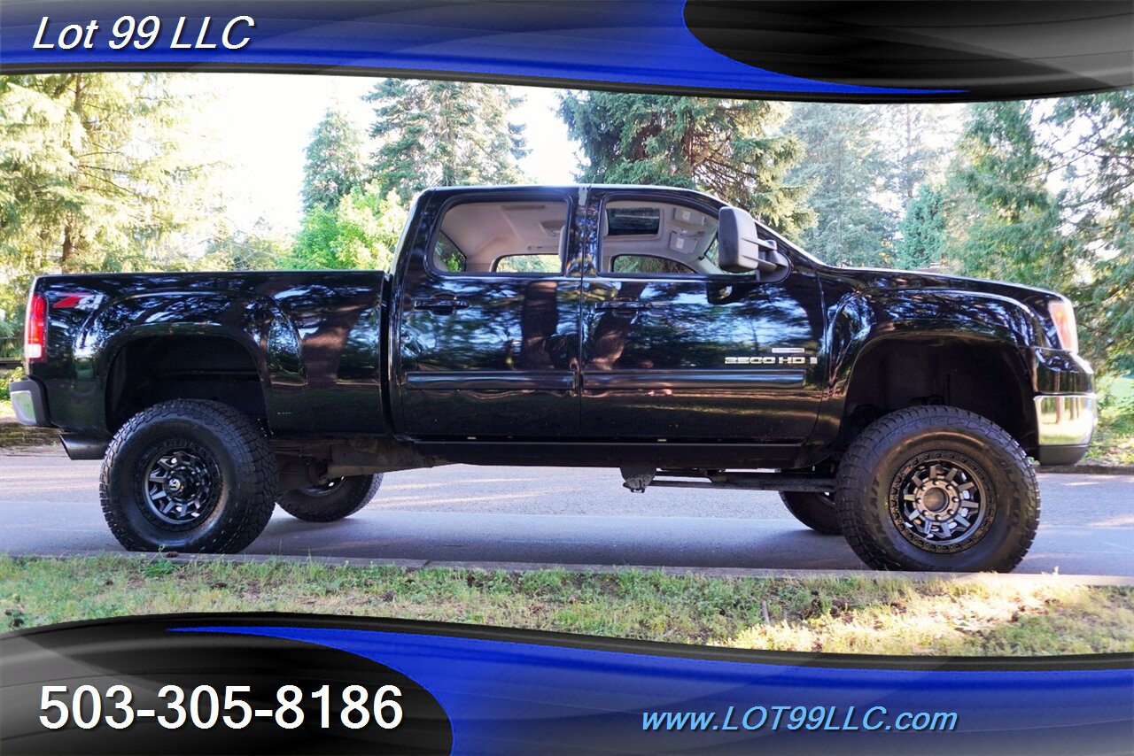 2008 GMC Sierra 2500HD SLT 4X4 6.6L Duramax Diesel Heated Leather GPS  LIFTED Fuel Wheels Like New Tires - Photo 8 - Milwaukie, OR 97267
