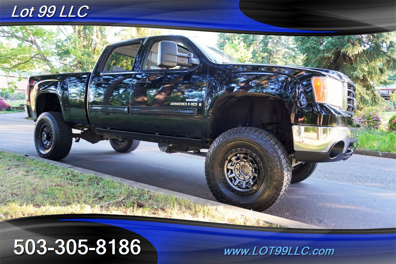 2008 GMC Sierra 2500HD SLT 4X4 6.6L Duramax Diesel Heated Leather GPS  LIFTED Fuel Wheels Like New Tires - Photo 7 - Milwaukie, OR 97267