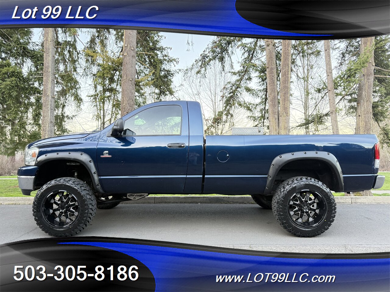 2006 Dodge Ram 2500 SLT 4x4 Lifted 5.9 Cummins DIESEL Hostile 20 " 35   - Photo 1 - Milwaukie, OR 97267