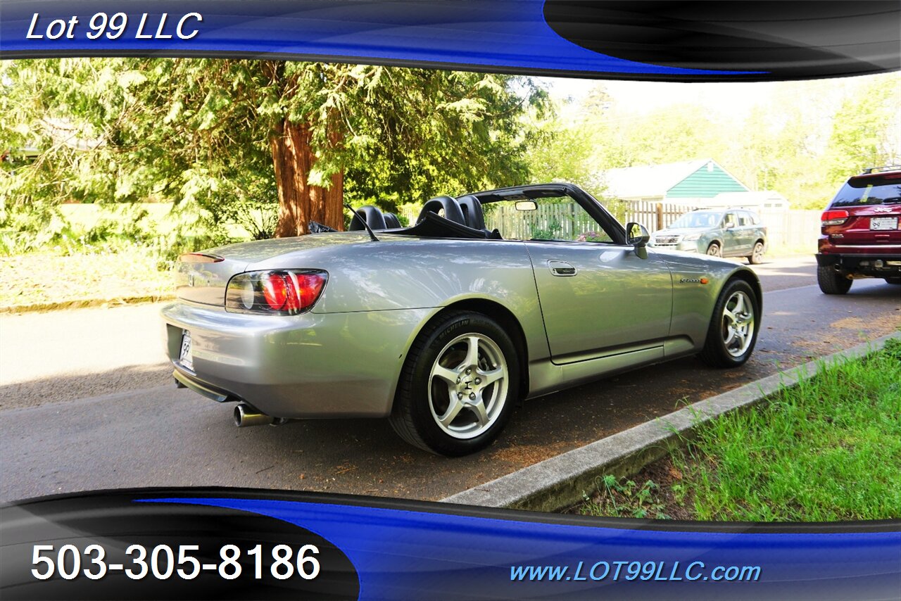 2000 Honda S2000 Convertible 80K 2.0L 6 Speed Manual Leather   - Photo 7 - Milwaukie, OR 97267