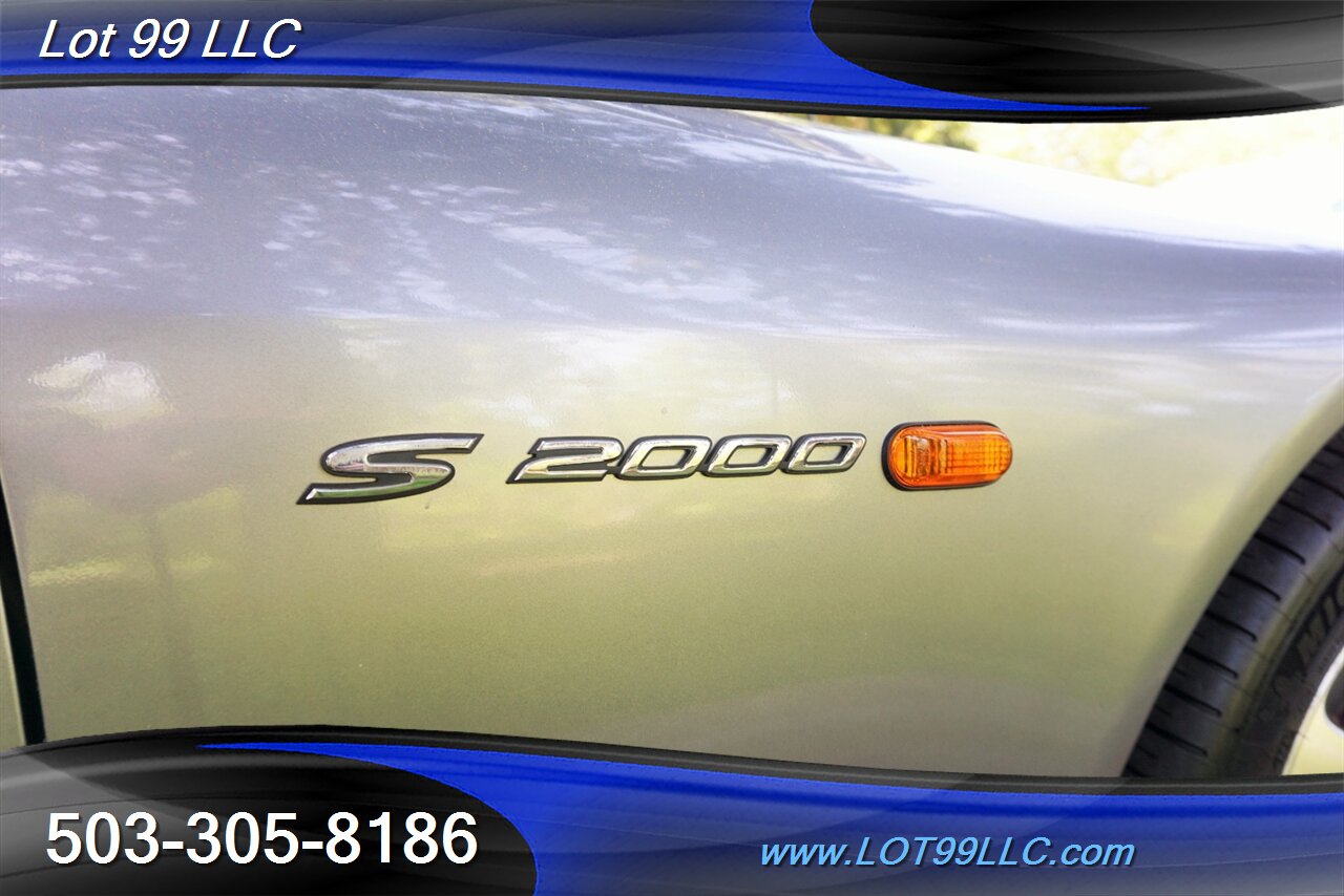 2000 Honda S2000 Convertible 80K 2.0L 6 Speed Manual Leather   - Photo 25 - Milwaukie, OR 97267