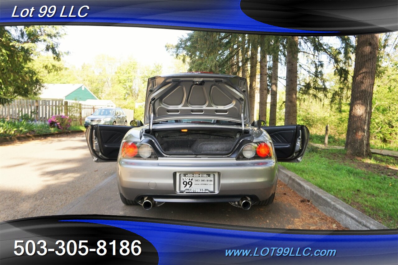 2000 Honda S2000 Convertible 80K 2.0L 6 Speed Manual Leather   - Photo 22 - Milwaukie, OR 97267