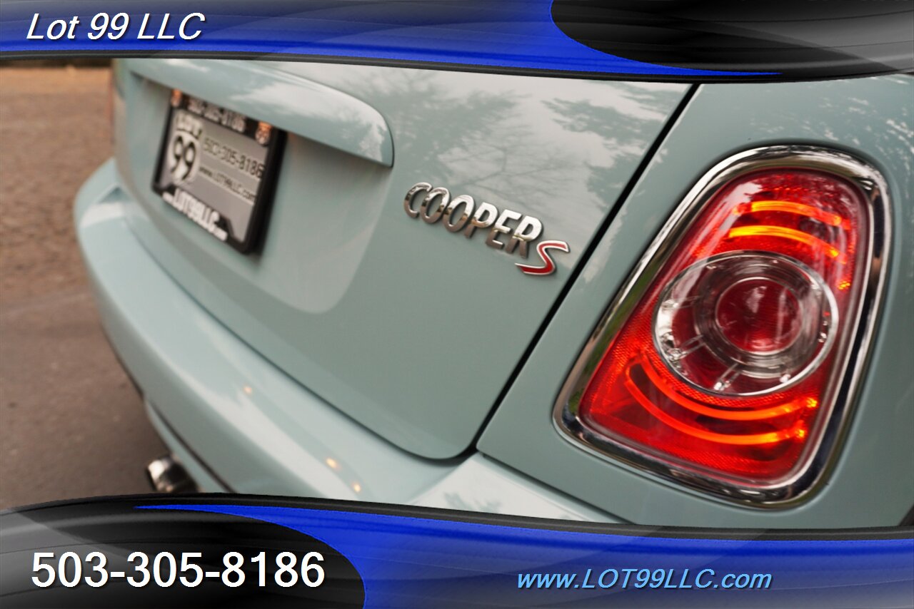 2013 MINI Cooper S 2DR Only 47K 1.6l TURBO Heated Leather Premium  Wheels NEW TIRES 2 OWNERS Local Trade - Photo 31 - Milwaukie, OR 97267