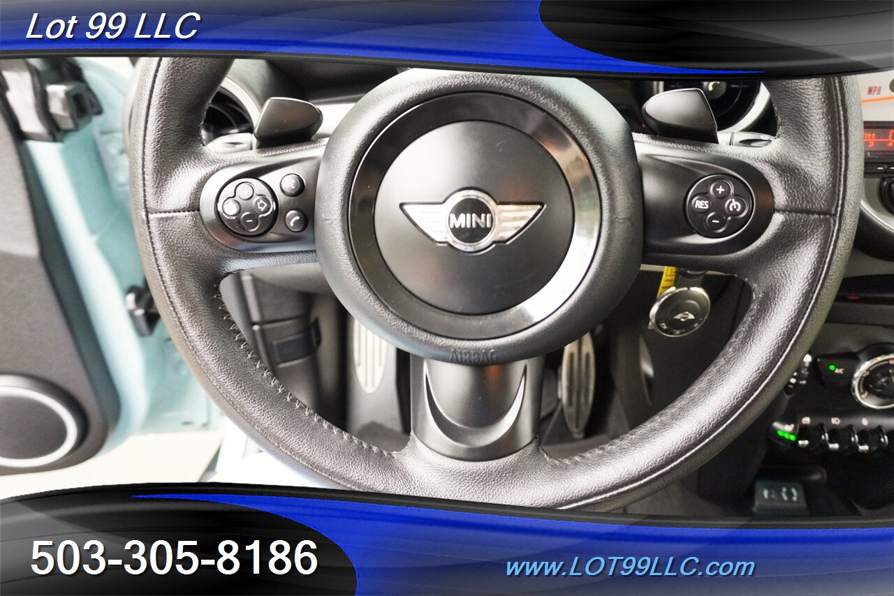 2013 MINI Cooper S 2DR Only 47K 1.6l TURBO Heated Leather Premium  Wheels NEW TIRES 2 OWNERS Local Trade - Photo 22 - Milwaukie, OR 97267