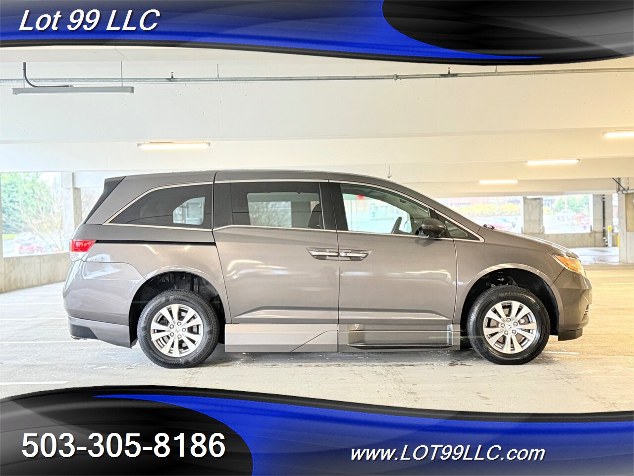 2014 Honda Odyssey EX-L ** WHEELCHAIR VAN ** 115k Htd Leather Roof Side Ramp Kneeling NEW TIRES - Photo 6 - Milwaukie, OR 97267