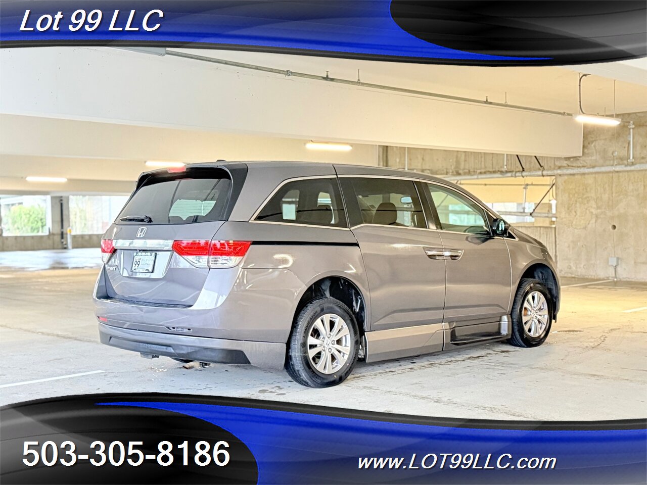 2014 Honda Odyssey EX-L ** WHEELCHAIR VAN ** 115k Htd Leather Roof Side Ramp Kneeling NEW TIRES - Photo 7 - Milwaukie, OR 97267