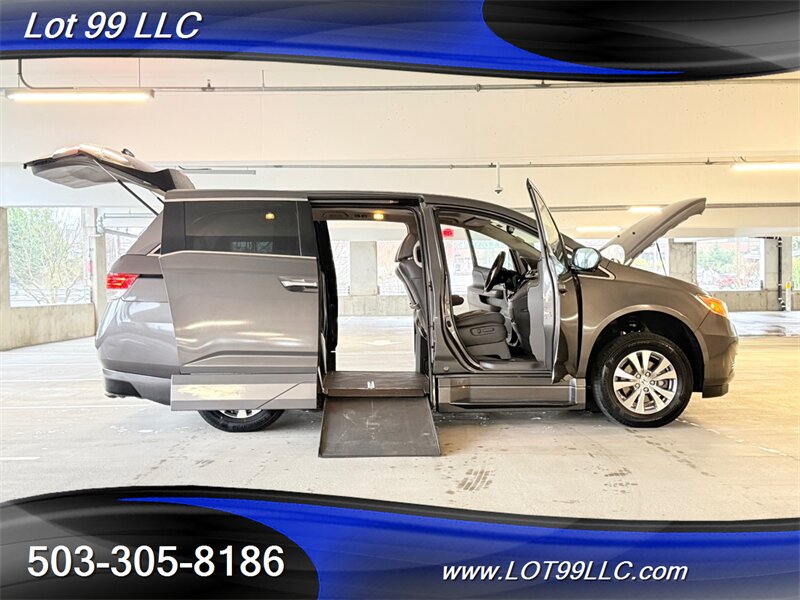 2014 Honda Odyssey EX-L * WHEELCHAIR VAN ** 115k Leather Side Ramp  Side Ramp Kneeling NEW TIRES