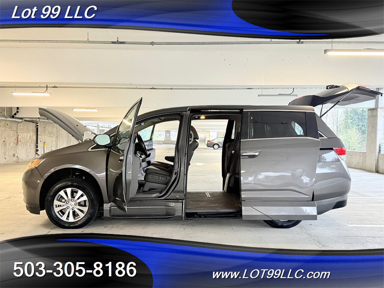 2014 Honda Odyssey EX-L ** WHEELCHAIR VAN ** 115k Htd Leather Roof Side Ramp Kneeling NEW TIRES - Photo 42 - Milwaukie, OR 97267