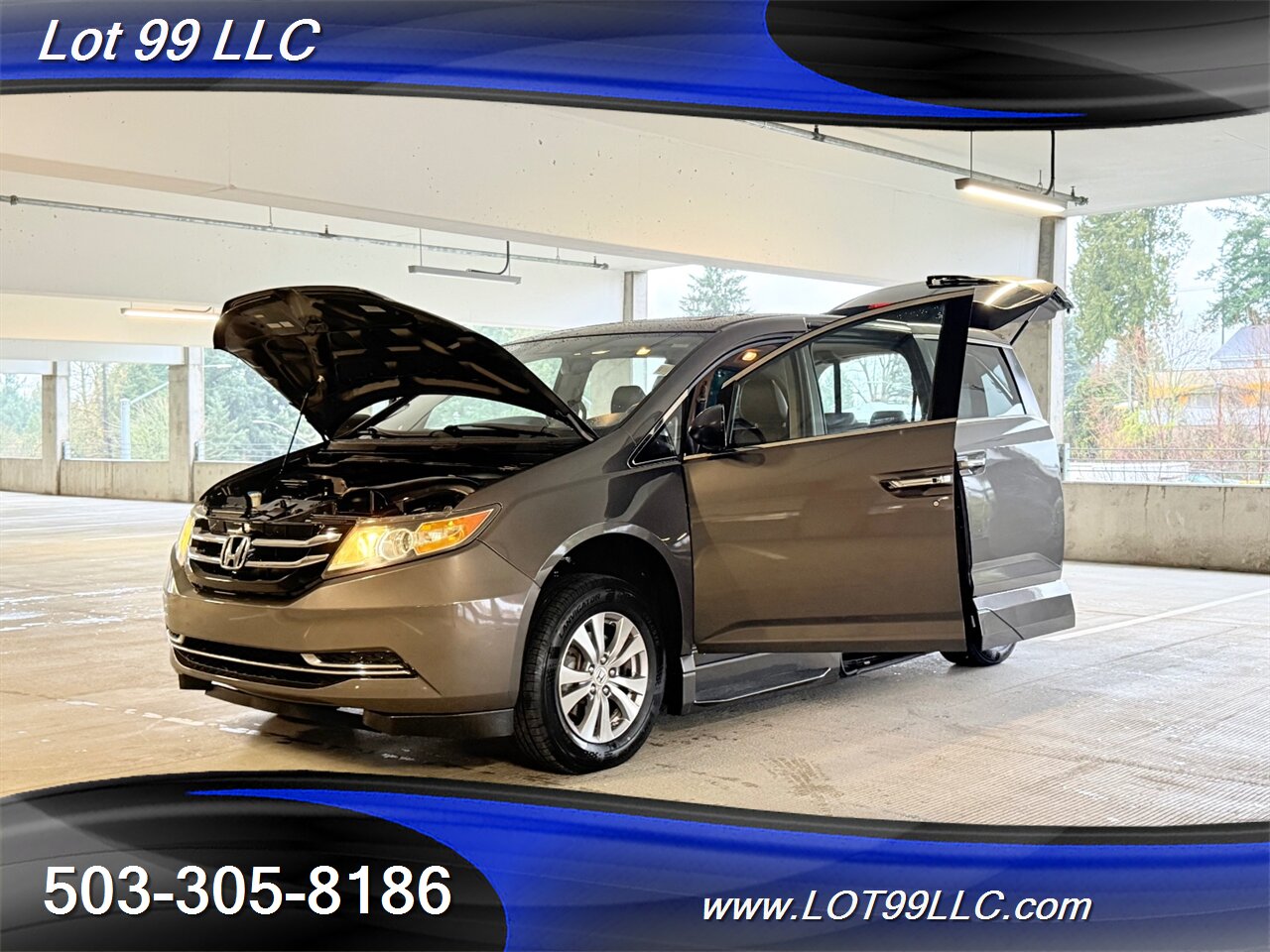 2014 Honda Odyssey EX-L ** WHEELCHAIR VAN ** 115k Htd Leather Roof Side Ramp Kneeling NEW TIRES - Photo 45 - Milwaukie, OR 97267