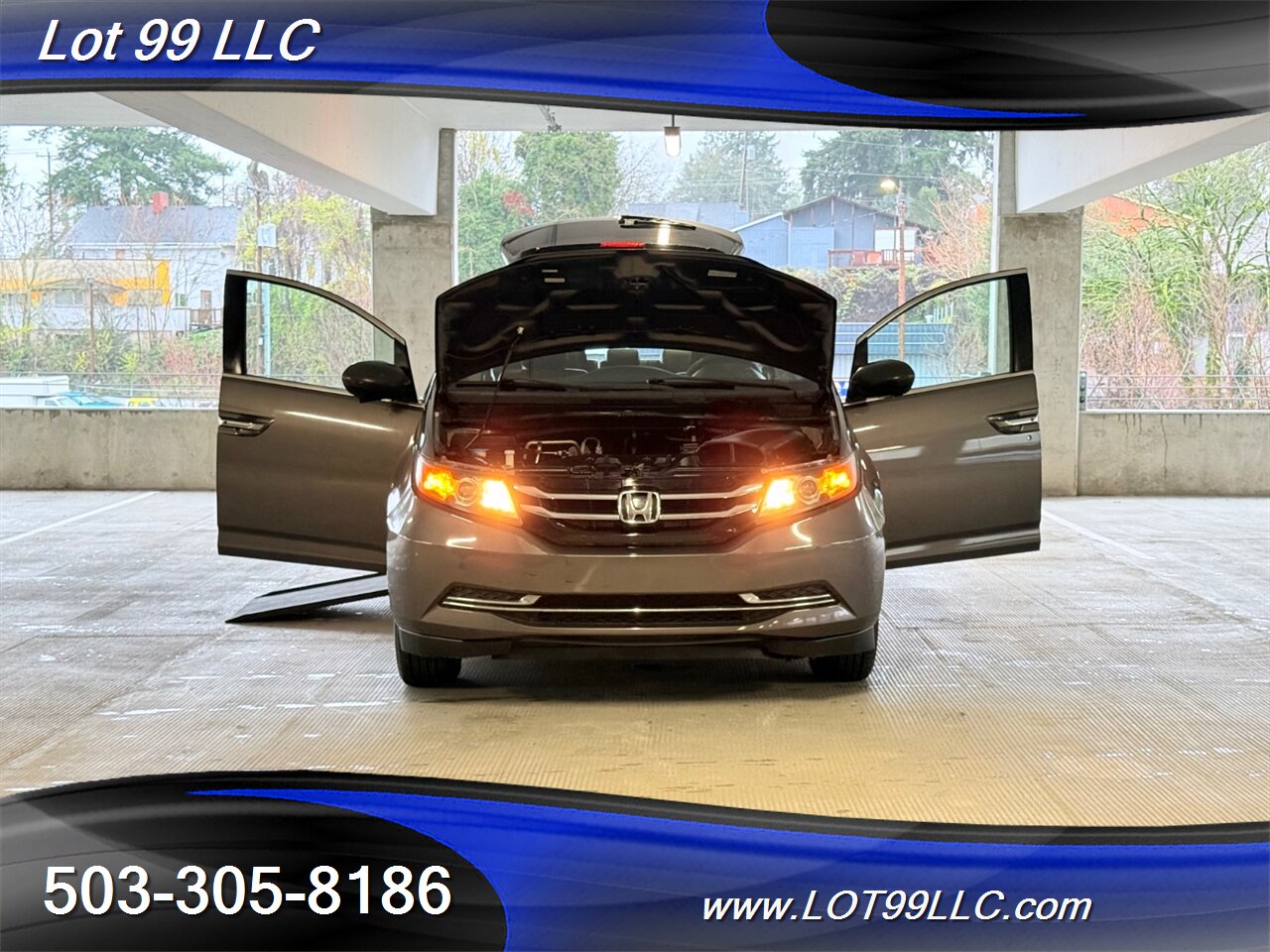 2014 Honda Odyssey EX-L ** WHEELCHAIR VAN ** 115k Htd Leather Roof Side Ramp Kneeling NEW TIRES - Photo 48 - Milwaukie, OR 97267
