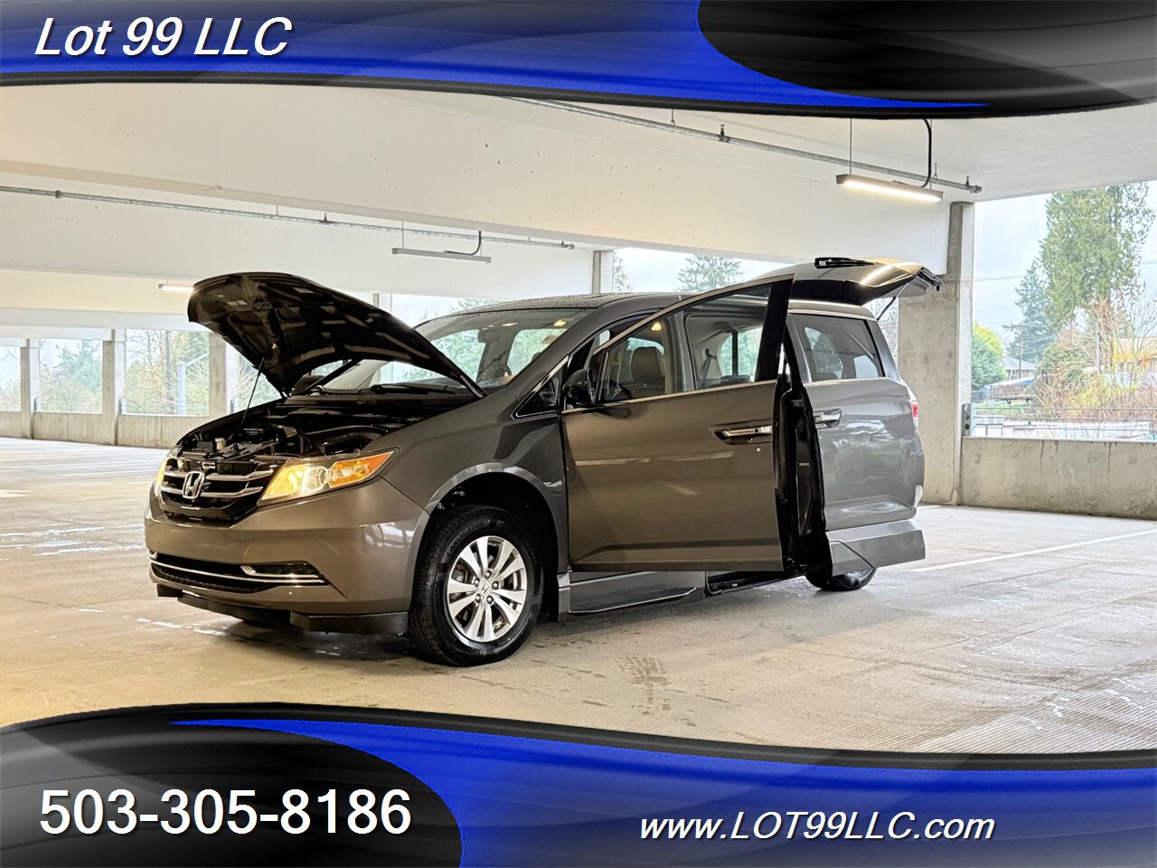 2014 Honda Odyssey EX-L ** WHEELCHAIR VAN ** 115k Htd Leather Roof Side Ramp Kneeling NEW TIRES - Photo 46 - Milwaukie, OR 97267