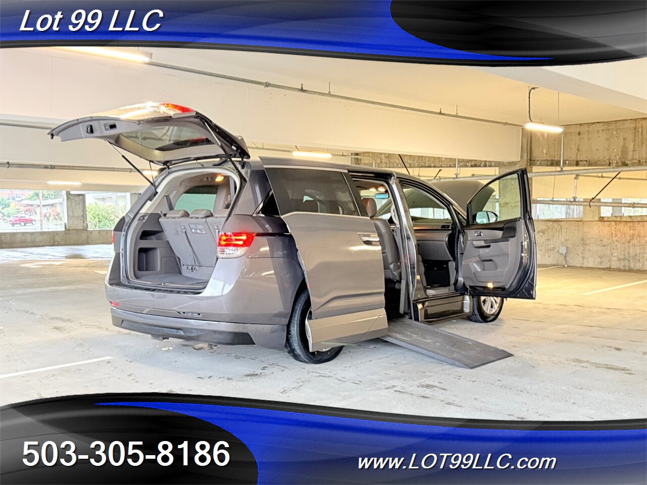 2014 Honda Odyssey EX-L ** WHEELCHAIR VAN ** 115k Htd Leather Roof Side Ramp Kneeling NEW TIRES - Photo 55 - Milwaukie, OR 97267