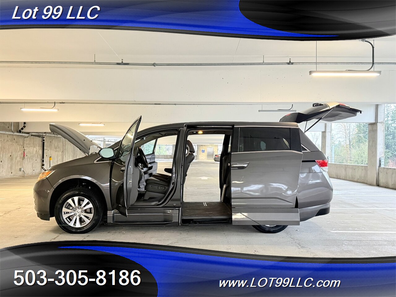 2014 Honda Odyssey EX-L ** WHEELCHAIR VAN ** 115k Htd Leather Roof Side Ramp Kneeling NEW TIRES - Photo 47 - Milwaukie, OR 97267