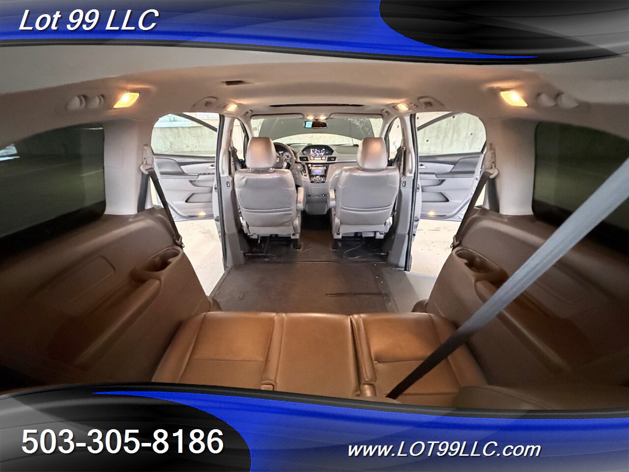 2014 Honda Odyssey EX-L ** WHEELCHAIR VAN ** 115k Htd Leather Roof Side Ramp Kneeling NEW TIRES - Photo 13 - Milwaukie, OR 97267