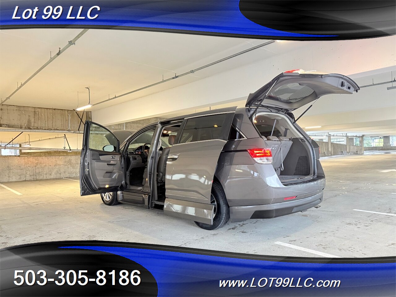 2014 Honda Odyssey EX-L ** WHEELCHAIR VAN ** 115k Htd Leather Roof Side Ramp Kneeling NEW TIRES - Photo 59 - Milwaukie, OR 97267