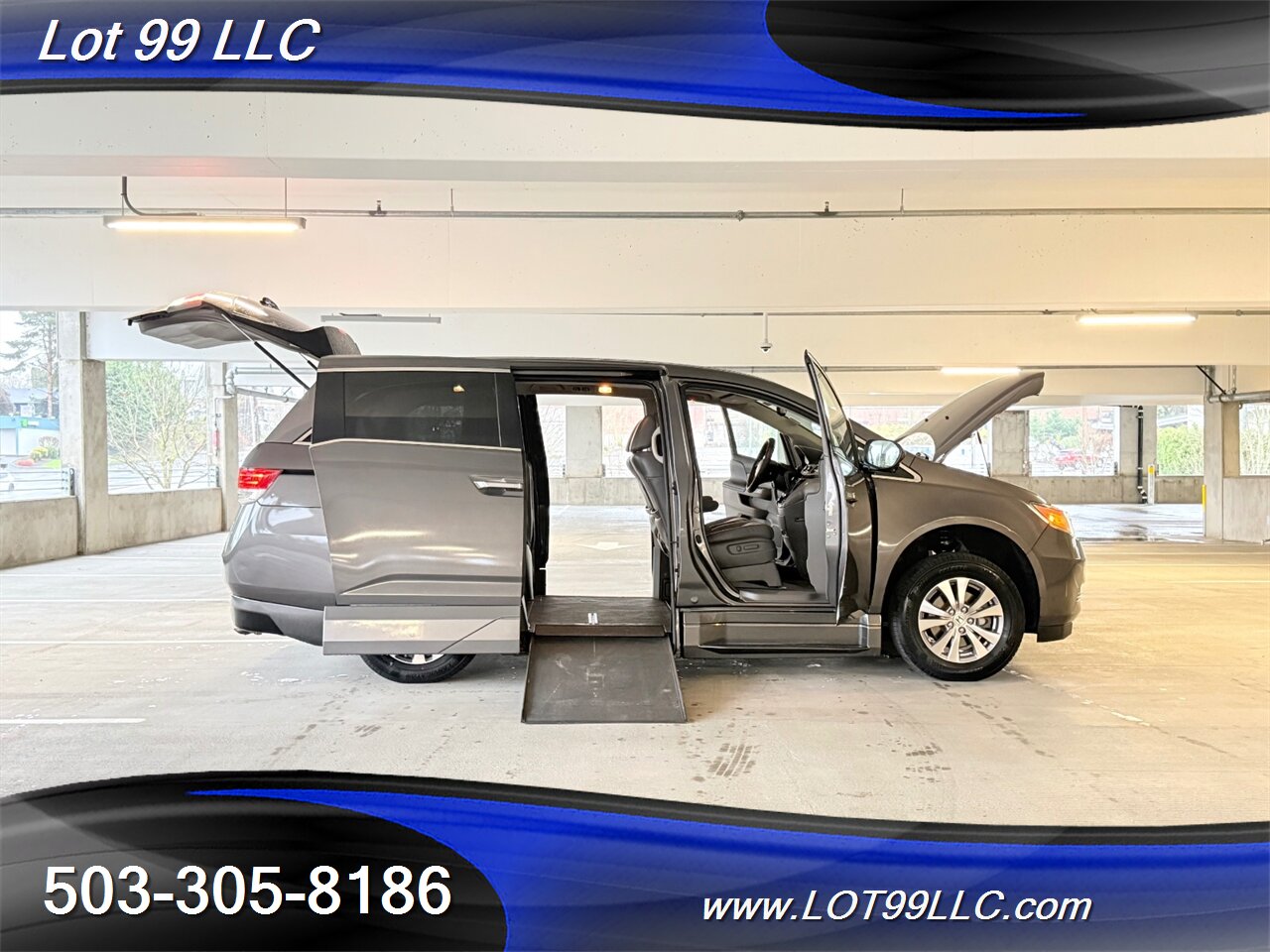 2014 Honda Odyssey EX-L ** WHEELCHAIR VAN ** 115k Htd Leather Roof Side Ramp Kneeling NEW TIRES - Photo 50 - Milwaukie, OR 97267