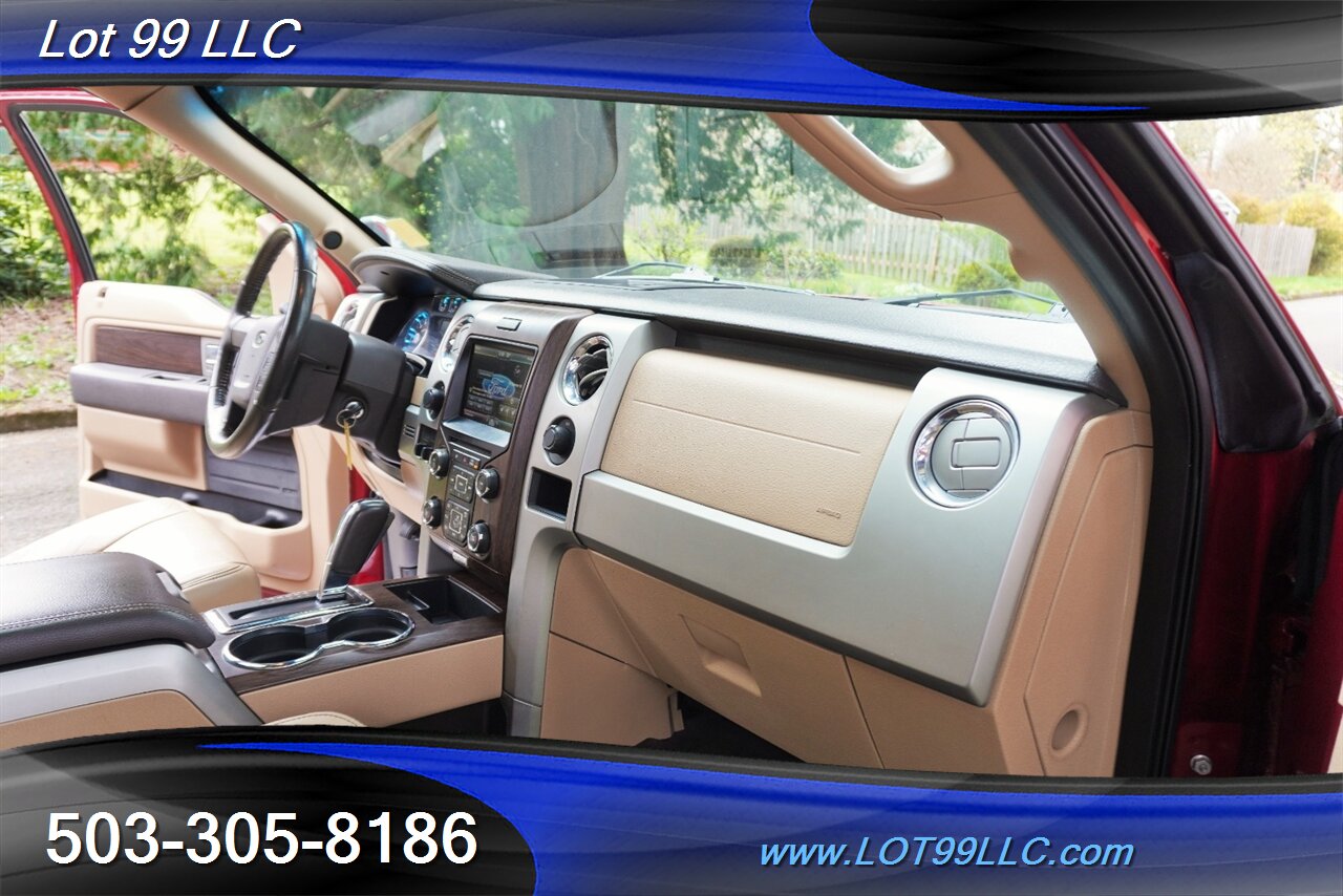 2013 Ford F-150 Lariat 4X4 3.5L Ecoboost Heated AC Leather Seats GPS moon Roof LIFTED Fuel Wheels Newer Tires - Photo 18 - Milwaukie, OR 97267