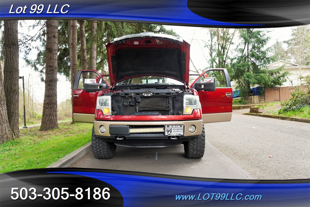 2013 Ford F-150 Lariat 4X4 3.5L Ecoboost Heated AC Leather Seats GPS moon Roof LIFTED Fuel Wheels Newer Tires - Photo 29 - Milwaukie, OR 97267