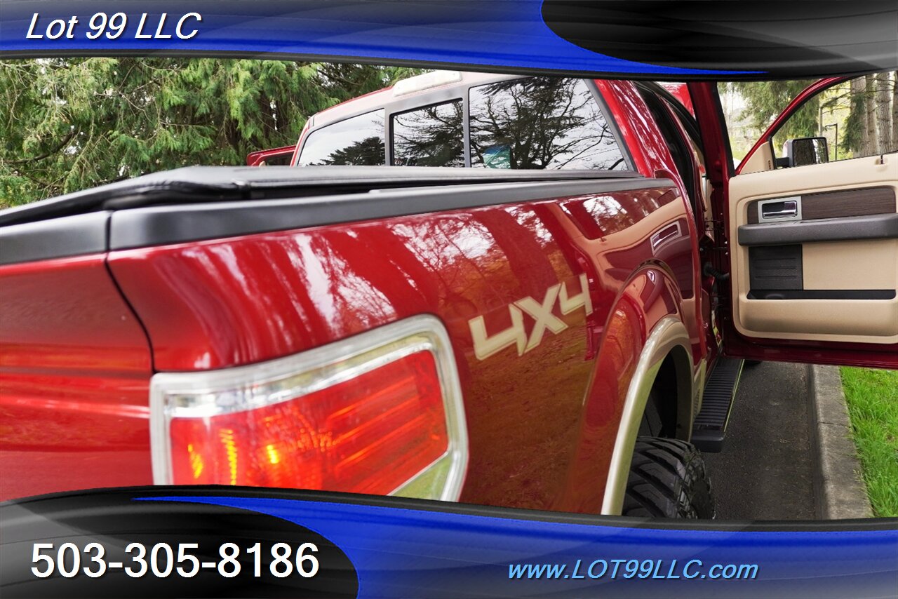 2013 Ford F-150 Lariat 4X4 3.5L Ecoboost Heated AC Leather Seats GPS moon Roof LIFTED Fuel Wheels Newer Tires - Photo 35 - Milwaukie, OR 97267