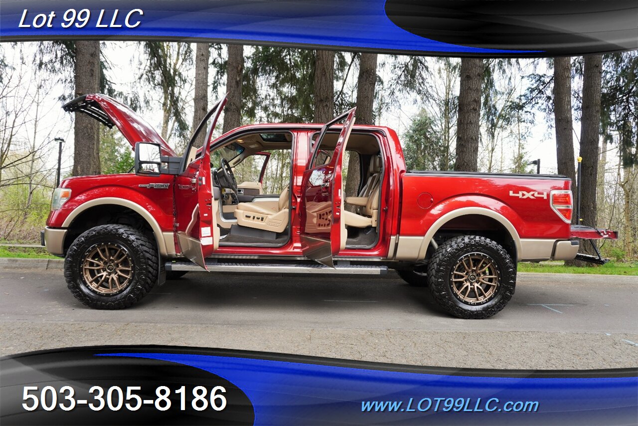2013 Ford F-150 Lariat 4X4 3.5L Ecoboost Heated AC Leather Seats GPS moon Roof LIFTED Fuel Wheels Newer Tires - Photo 28 - Milwaukie, OR 97267