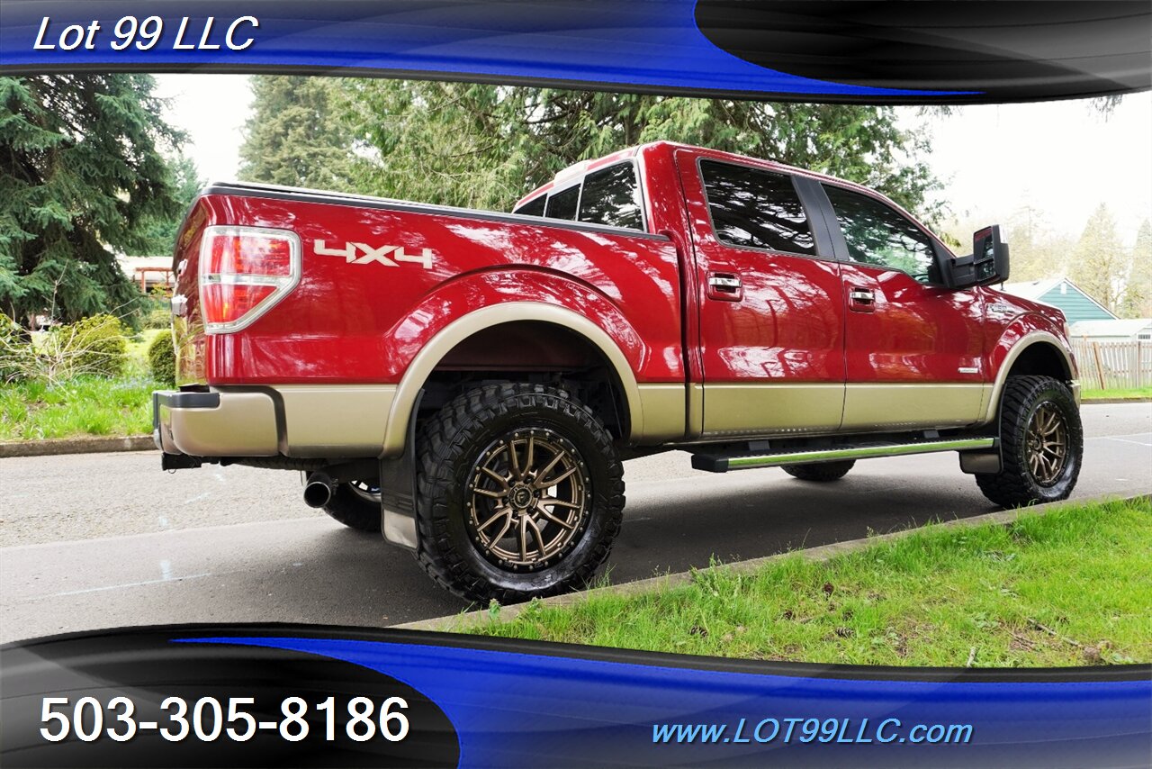2013 Ford F-150 Lariat 4X4 3.5L Ecoboost Heated AC Leather Seats GPS moon Roof LIFTED Fuel Wheels Newer Tires - Photo 9 - Milwaukie, OR 97267