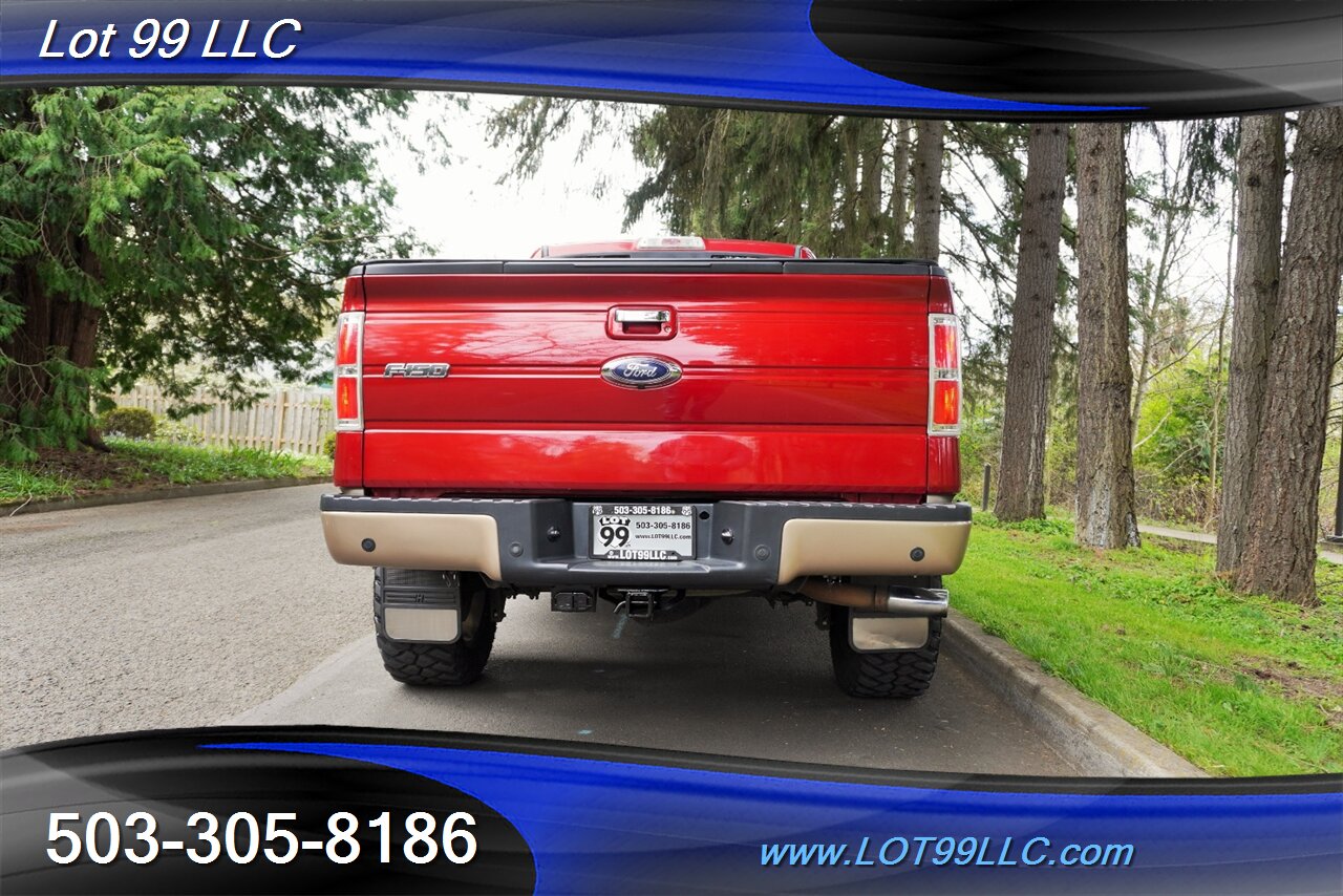2013 Ford F-150 Lariat 4X4 3.5L Ecoboost Heated AC Leather Seats GPS moon Roof LIFTED Fuel Wheels Newer Tires - Photo 10 - Milwaukie, OR 97267