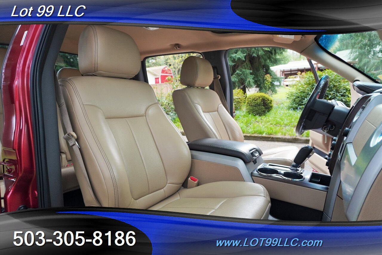 2013 Ford F-150 Lariat 4X4 3.5L Ecoboost Heated AC Leather Seats GPS moon Roof LIFTED Fuel Wheels Newer Tires - Photo 19 - Milwaukie, OR 97267