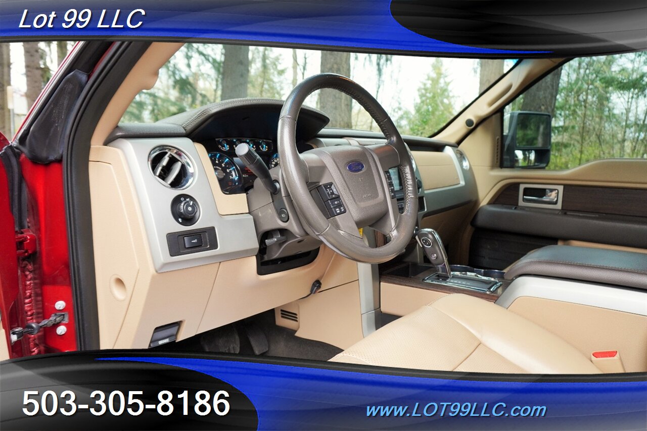 2013 Ford F-150 Lariat 4X4 3.5L Ecoboost Heated AC Leather Seats GPS moon Roof LIFTED Fuel Wheels Newer Tires - Photo 12 - Milwaukie, OR 97267