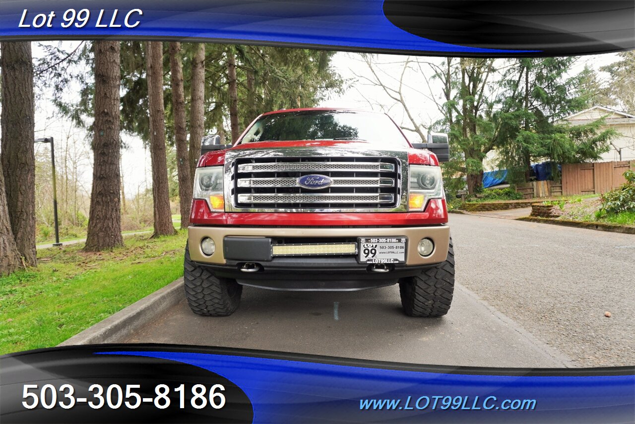 2013 Ford F-150 Lariat 4X4 3.5L Ecoboost Heated AC Leather Seats GPS moon Roof LIFTED Fuel Wheels Newer Tires - Photo 6 - Milwaukie, OR 97267