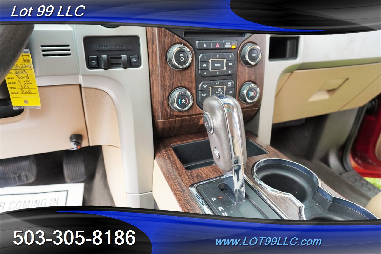 2013 Ford F-150 Lariat 4X4 3.5L Ecoboost Heated AC Leather Seats GPS moon Roof LIFTED Fuel Wheels Newer Tires - Photo 25 - Milwaukie, OR 97267