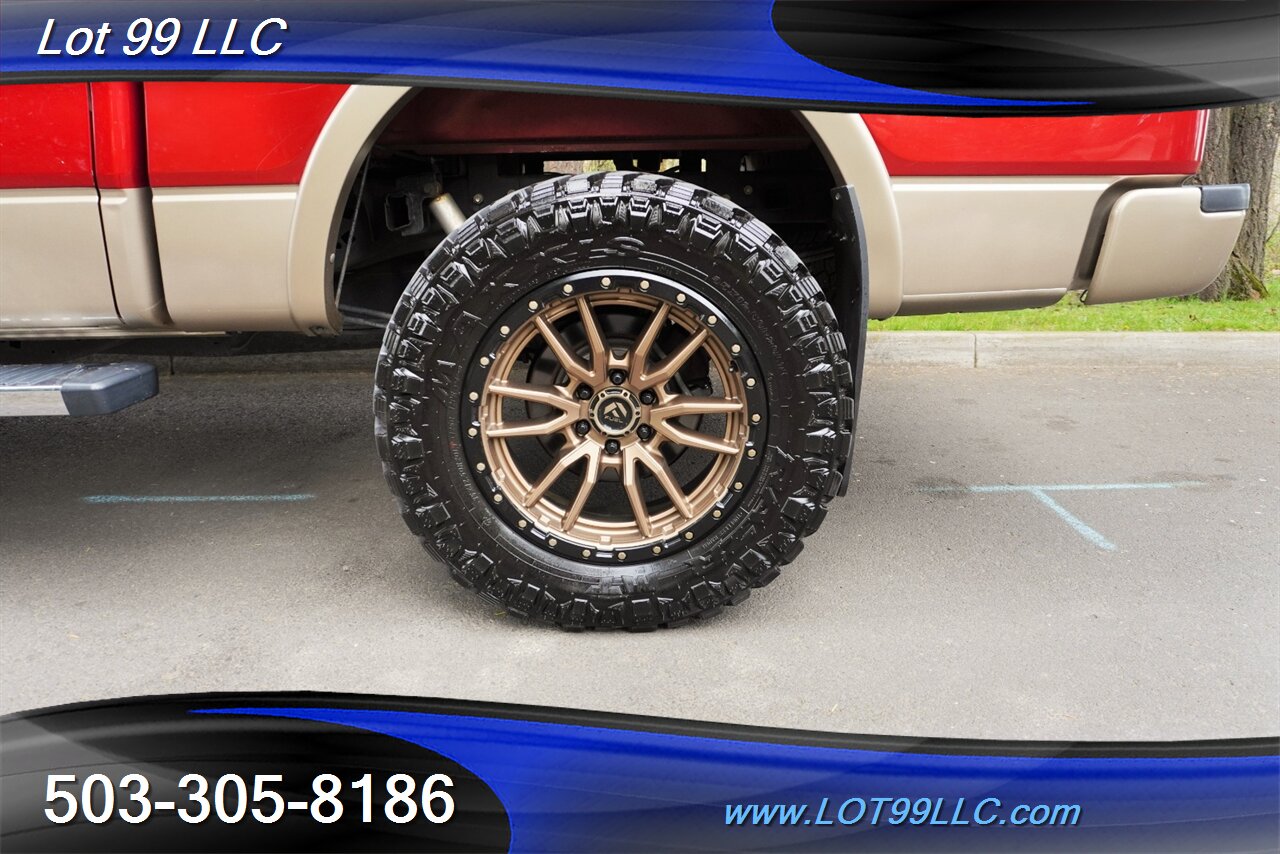 2013 Ford F-150 Lariat 4X4 3.5L Ecoboost Heated AC Leather Seats GPS moon Roof LIFTED Fuel Wheels Newer Tires - Photo 4 - Milwaukie, OR 97267