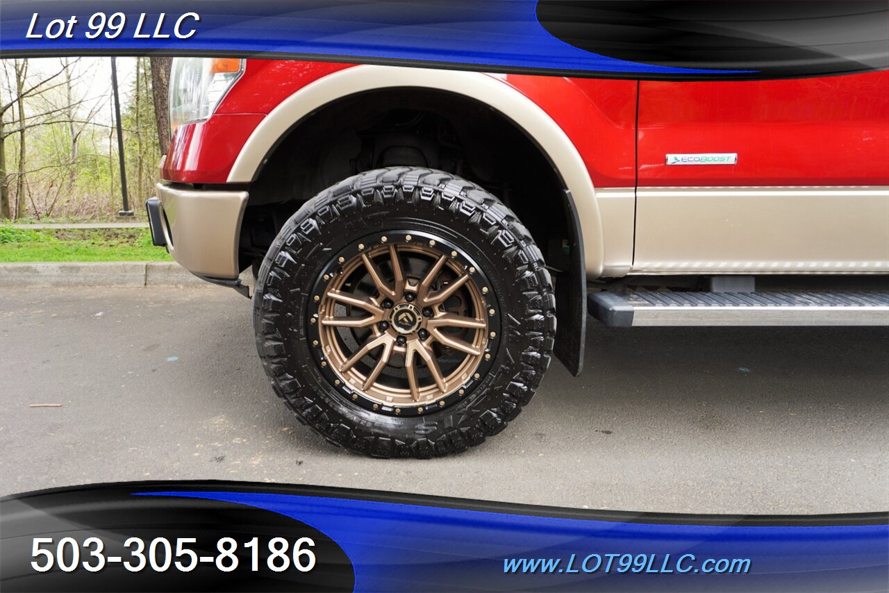 2013 Ford F-150 Lariat 4X4 3.5L Ecoboost Heated AC Leather Seats GPS moon Roof LIFTED Fuel Wheels Newer Tires - Photo 40 - Milwaukie, OR 97267