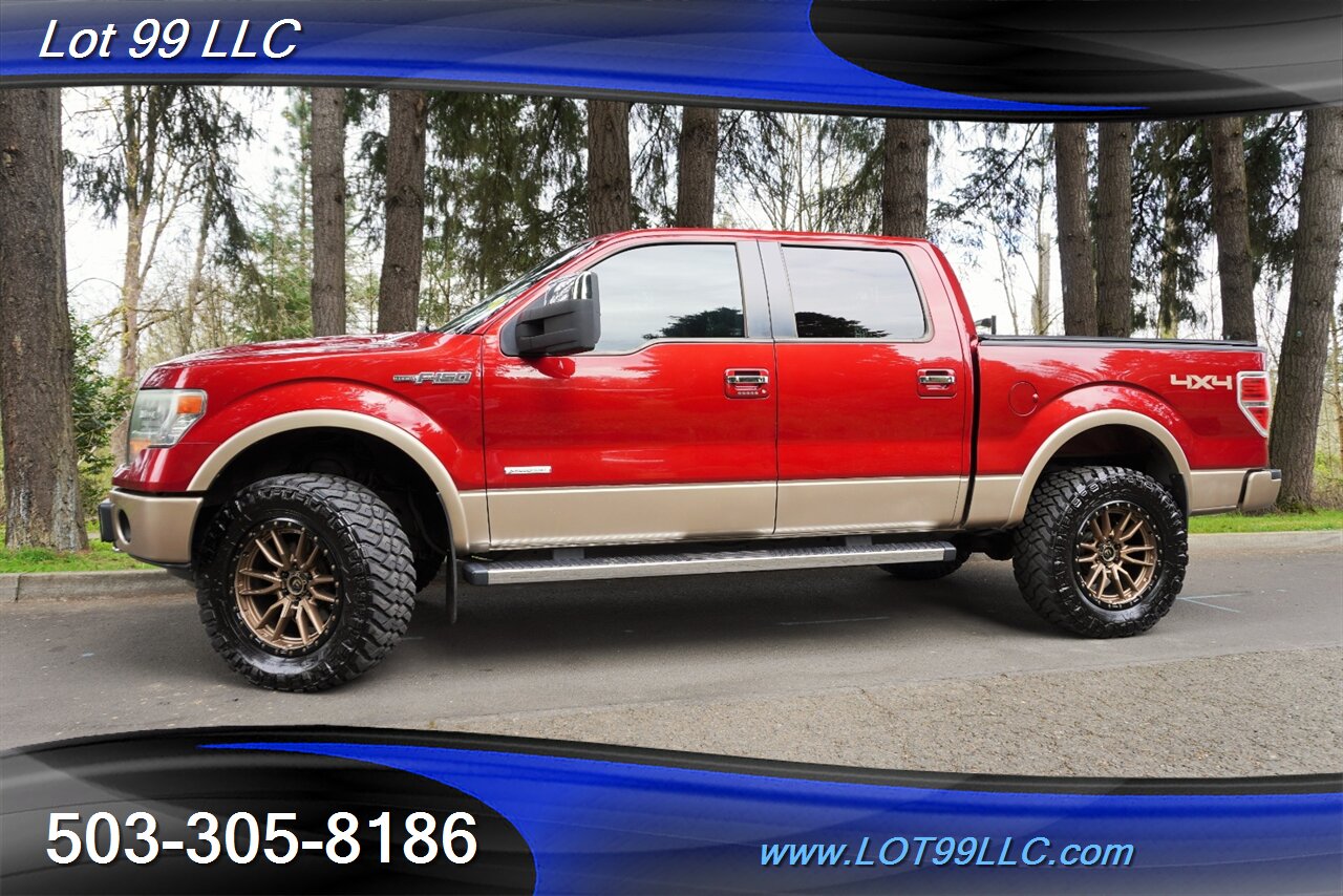 2013 Ford F-150 Lariat 4X4 3.5L Ecoboost Heated AC Leather Seats GPS moon Roof LIFTED Fuel Wheels Newer Tires - Photo 5 - Milwaukie, OR 97267