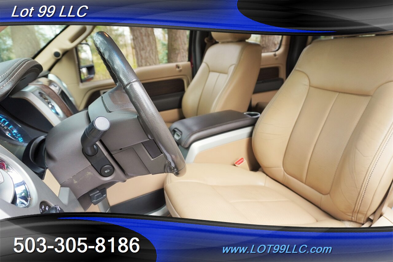 2013 Ford F-150 Lariat 4X4 3.5L Ecoboost Heated AC Leather Seats GPS moon Roof LIFTED Fuel Wheels Newer Tires - Photo 13 - Milwaukie, OR 97267