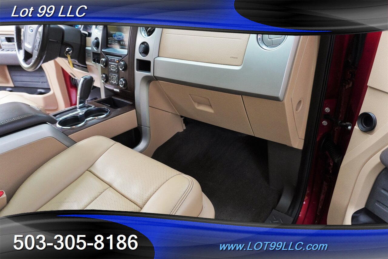 2013 Ford F-150 Lariat 4X4 3.5L Ecoboost Heated AC Leather Seats GPS moon Roof LIFTED Fuel Wheels Newer Tires - Photo 36 - Milwaukie, OR 97267