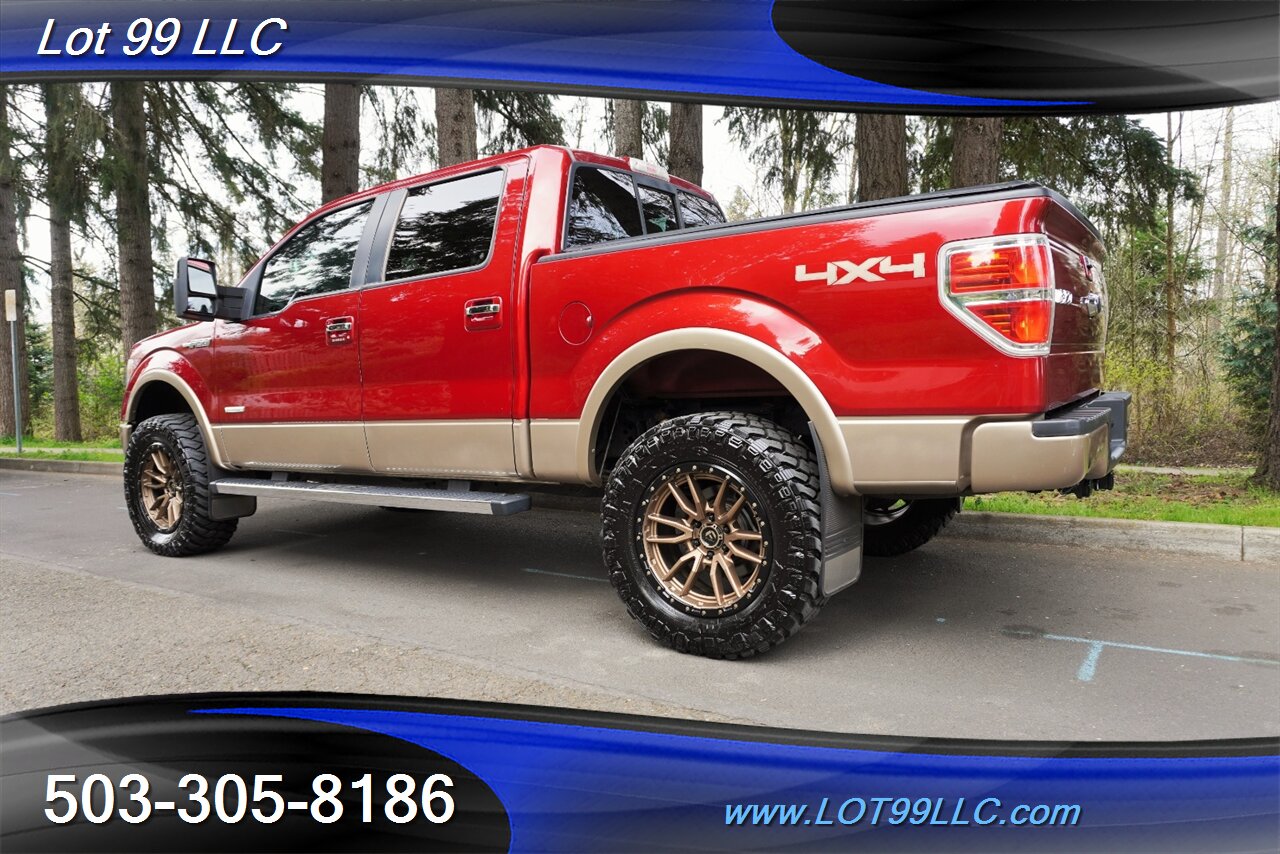 2013 Ford F-150 Lariat 4X4 3.5L Ecoboost Heated AC Leather Seats GPS moon Roof LIFTED Fuel Wheels Newer Tires - Photo 11 - Milwaukie, OR 97267