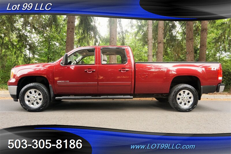 2013 GMC Sierra 3500 SLT 4X4 6.6L DURAMAX Heated Leather Moon GPS DVD  