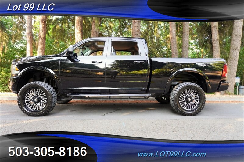 2014 RAM 2500 Laramie 4X4 6.7L Cummins Diesel heated AC Leather  Moon Roof GPS LIFTED NEW 22 Wheels New TIRES Running Boards 2 Owners