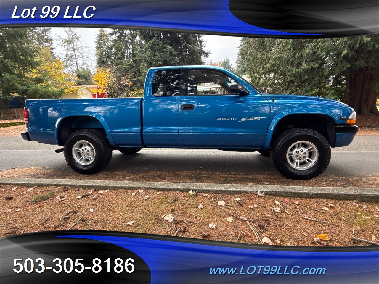 1999 Dodge Dakota Sport Extended Cab 4x4 V8 Magnum 2-Owner Service H   - Photo 7 - Milwaukie, OR 97267