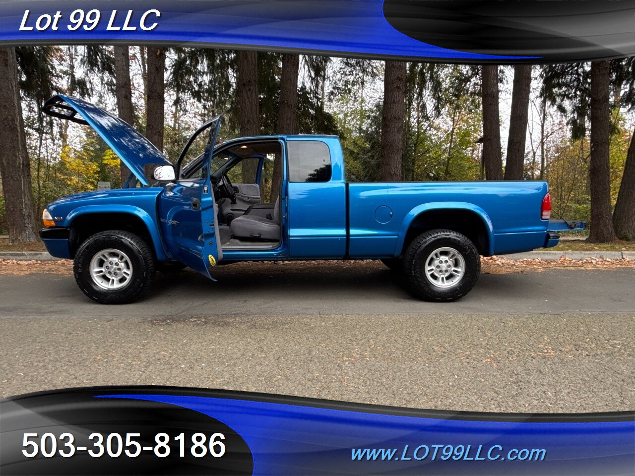 1999 Dodge Dakota Sport Extended Cab 4x4 V8 Magnum 2-Owner Service H   - Photo 28 - Milwaukie, OR 97267